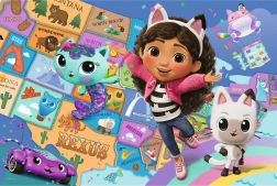Puzzle 100 – Amitié dans la maison des chats de GABBY'S DOLLHOUSE