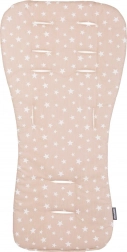 Coussin doux pour poussette Chipolino Beige Stars