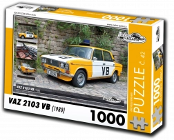 Puzzle RETRO-AUTA VAZ 2103 VB (1980) – 1000 pièces
