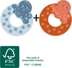 Lettre O en bois de Small Foot