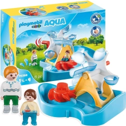 playmobil aqua moulin à eau avec manège jeu de construction