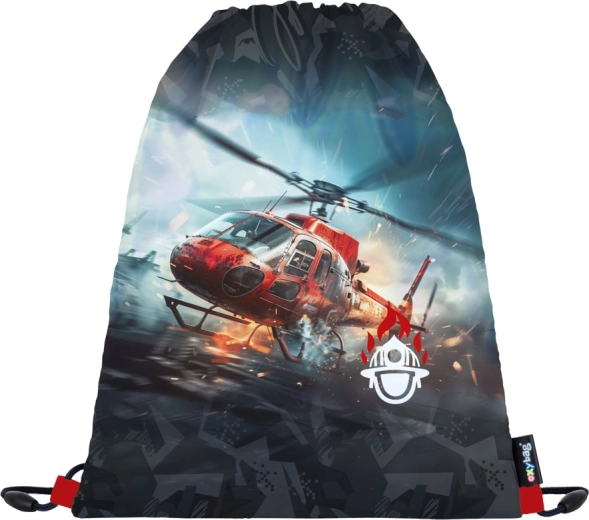 Sac pratique au motif de pompiers