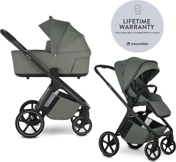 Poussette combinée Easywalker Zoey Go mineral green