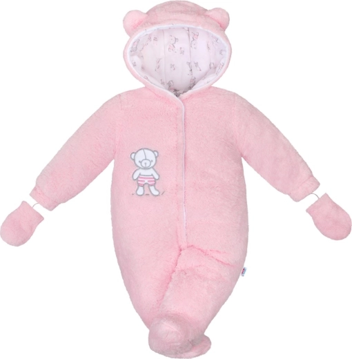 Combinaison d’hiver pour bébé New Baby Nice Bear rose