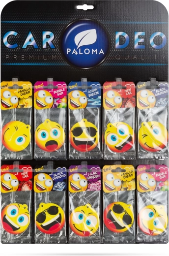 Lot de désodorisants pour voiture EMO - 90 pièces