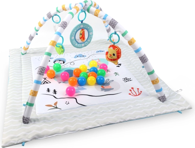 TinyMini tapis de jeu éducatif 2-en-1 « aventure à la montagne »