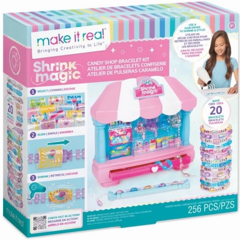 Kit de création de bracelets Shrink Magic Candy Shop