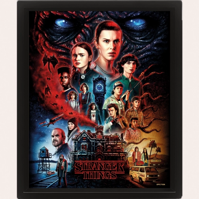 Tableau 3D Stranger Things – Vecna