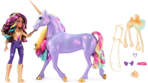 Unicorn Academy licorne lumineuse Wildstar avec poupée Sophie