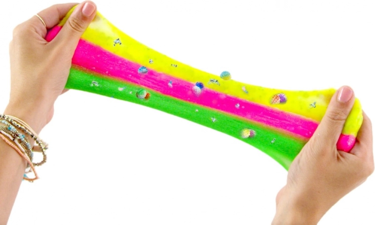 Textures colorées et scintillantes pour le plaisir sensoriel