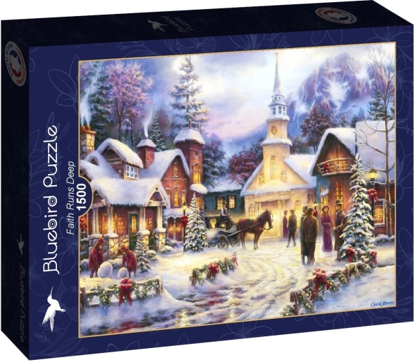 Puzzle Bluebird Hluboká víra 1500 pièces