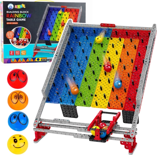 Jeu de construction Tečová piste à billes et jeu de flipper, 477 pièces