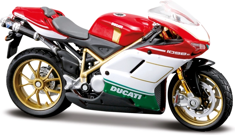Moto Maisto Ducati 1098 S Tricolore 1:18