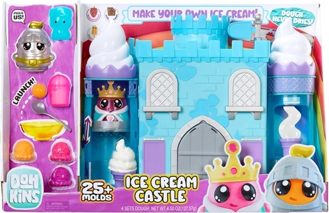 MGA DohKins Château de glace – coffret créatif avec pâte à modeler