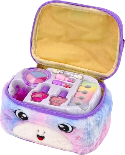 Adorable trousse en peluche à motif licorne