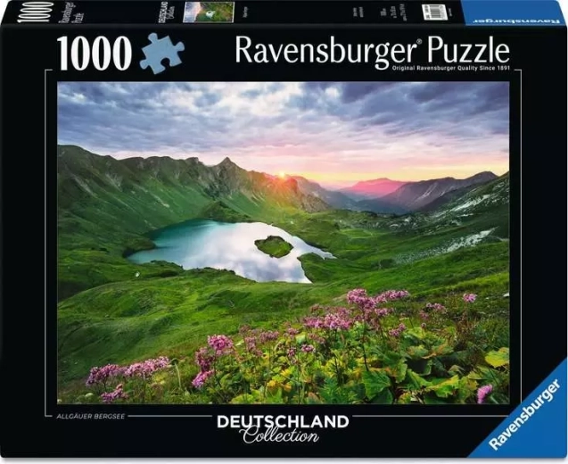 Puzzle Ravensburger Lac de montagne dans l’Allgäu 1000 pièces