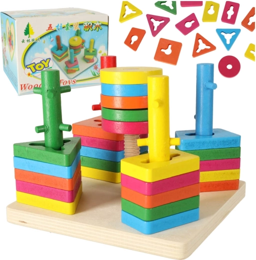 Jeu éducatif en bois de tri