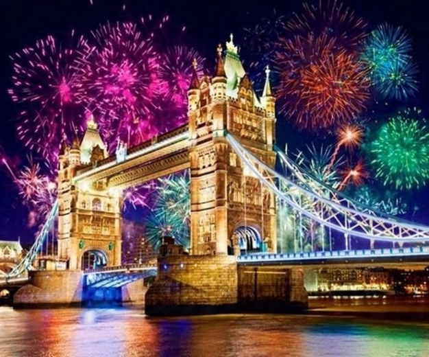 Norimpex peinture par numéros London Tower Bridge 40 × 50 cm