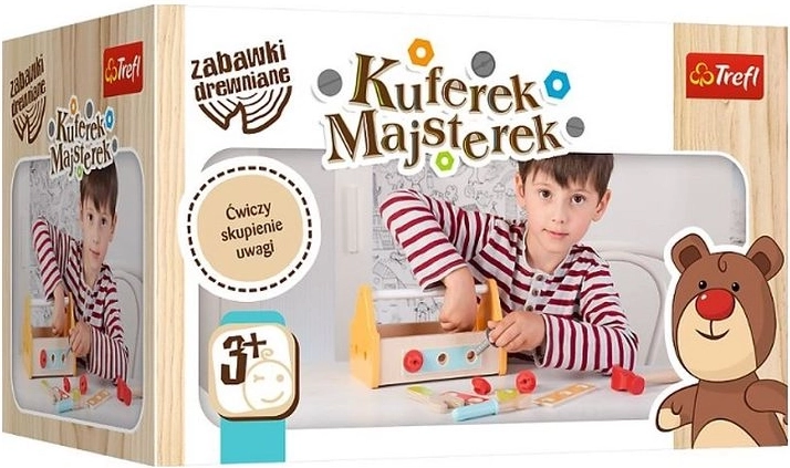 Jouet en bois Trefl – mallette du petit bricoleur