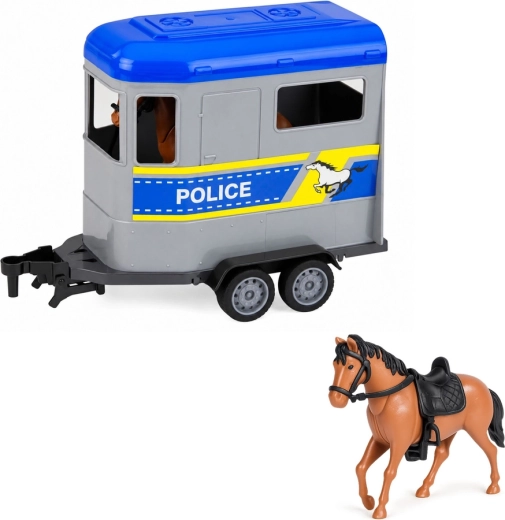 Remorque pour cheval avec rampe ouvrante