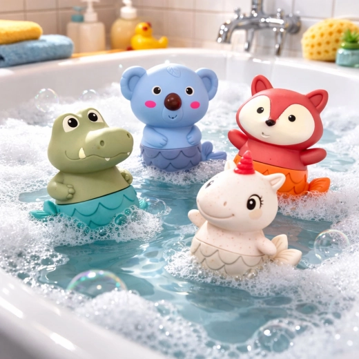 Plaisir flottant pour le bain