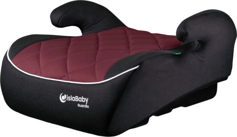 Réhausseur auto pour enfants IslaBaby Guardio 125–150 cm, bordeaux - 1 pièce