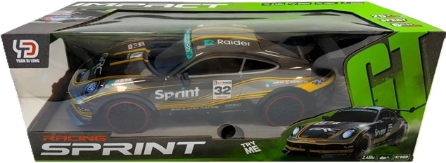 Voiture de sport radiocommandée avec accessoires