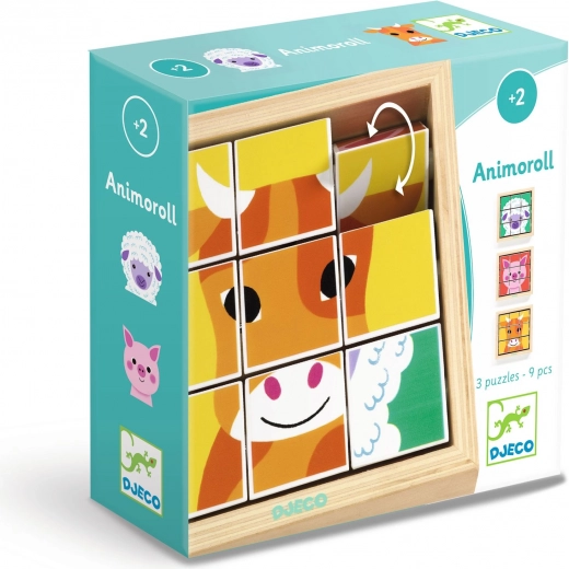 Puzzle rotatif Ferme Djeco