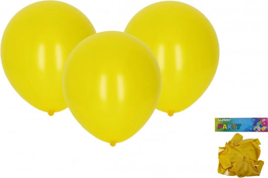 Ballons gonflables jaunes 30 cm - lot de 10 pièces