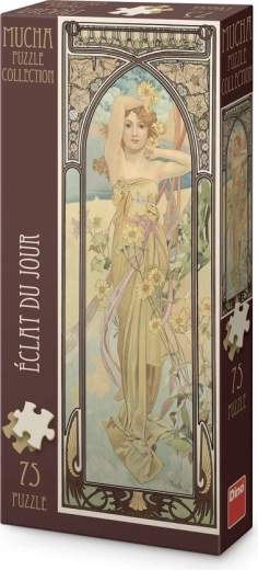 Puzzle panoramique Dino Alfons Mucha – L’Éclat du jour (75 pièces)