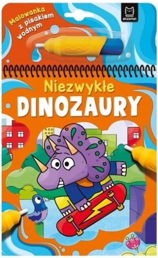 Coloriages à l’eau avec feutre à eau – Dinosaures extraordinaires