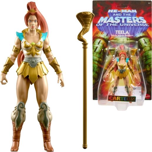 Mattel Masters of the Universe Origins figurine Teela 14 cm avec accessoires