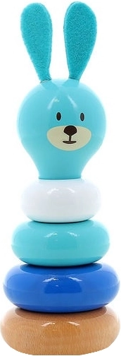 Vilac Tour à empiler en bois Lapin Raoul