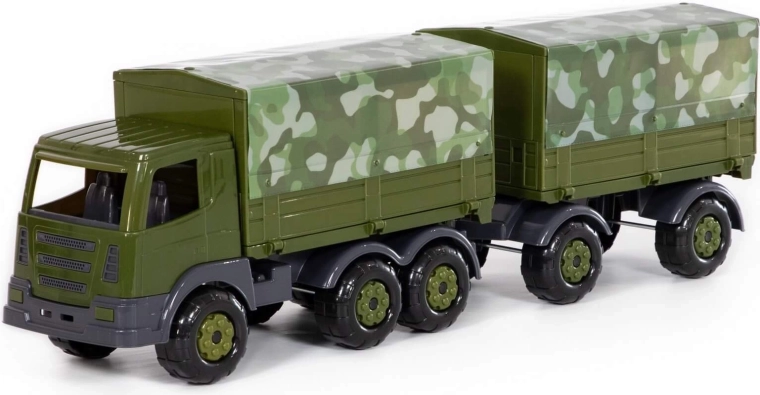 Camion militaire SuperTruck avec remorque - 1 pièce