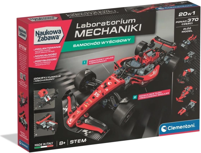 Clementoni Laboratoire de mécanique – voiture de course