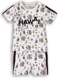 Ensemble enfant deux pièces Dirkje Hawaii blanc-marine