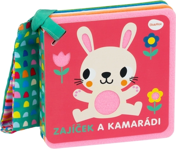 Livre en tissu pour poussette « Lapin et ses amis »