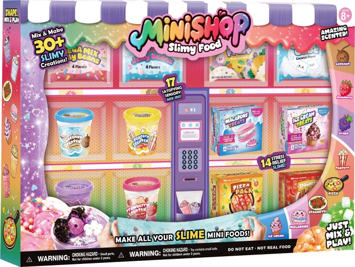 CubicFun kit créatif de pâte gluante pour fabriquer des mini-aliments