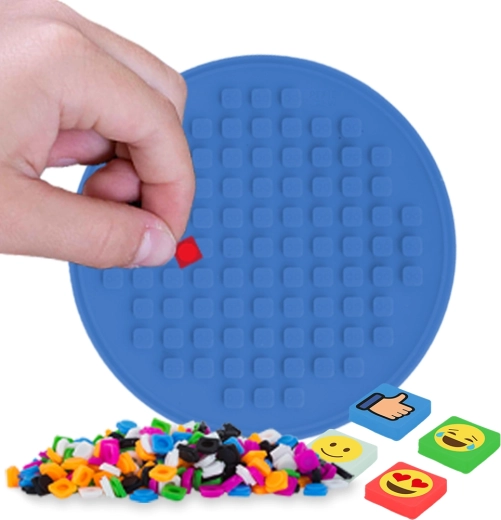 Pixie crew panneau mosaïque cercle bleu