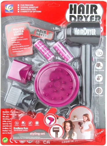 Coffret de coiffure à piles pour petites demoiselles