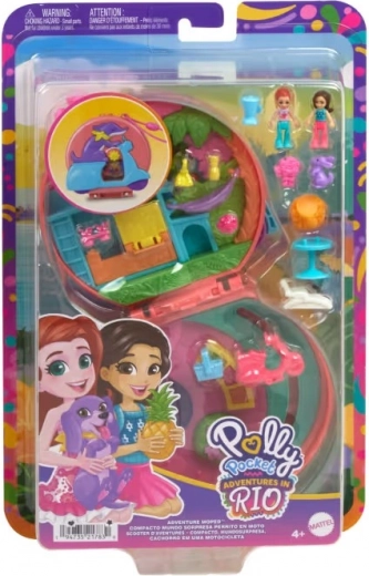 Polly Pocket Aventure en Scooter - Ensemble de Jeu Compact