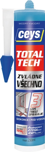 Colle et mastic universels 290 ml CEYS Total Tech Bleu