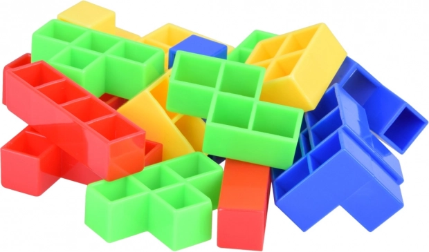 Pièces colorées pour une construction créative