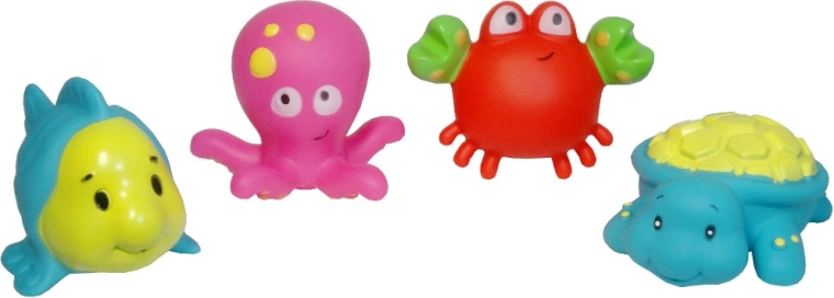 Animaux de bain qui couinent pour tout-petits