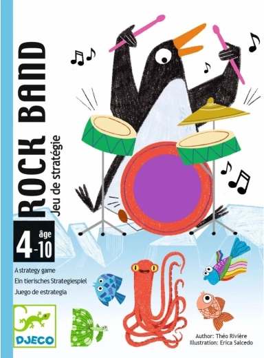 Jeu de cartes pour enfants Rock Band de DJECO