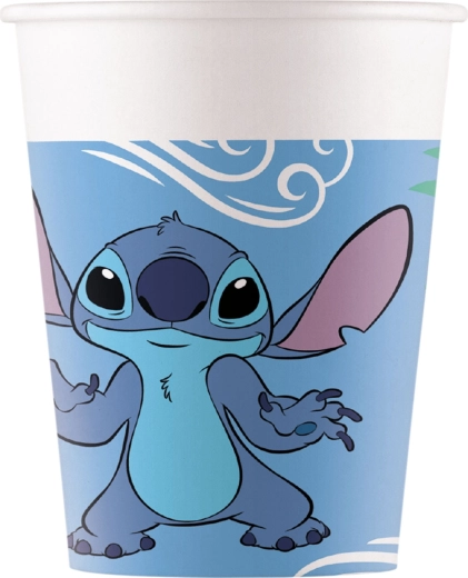 Gobelets en papier Disney Stitch Stitch & Angel 200 ml (8 pcs)