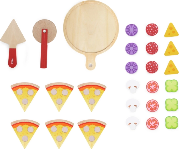 Set en bois 27 pièces pour une pizzeria à la maison
