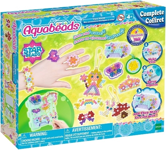 Aquabeads monde des fées – kit créatif de perles