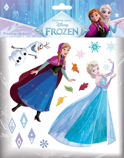 Autocollants statiques pour fenêtre La Reine des neiges