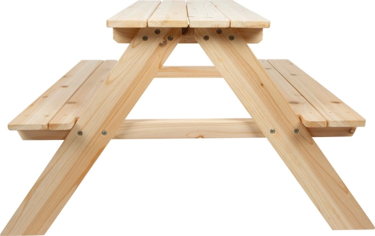 Structure en A stable en bois massif